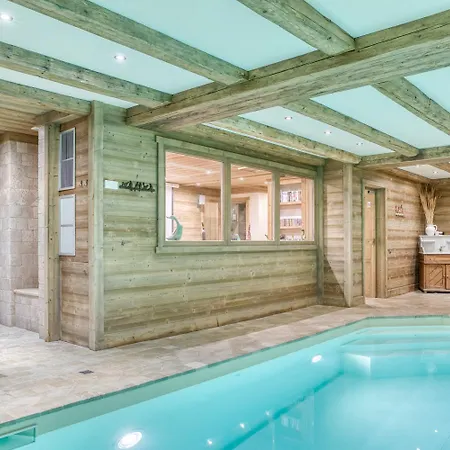 Magnifique Avec Piscine Et Sauna Chalet Megeve
